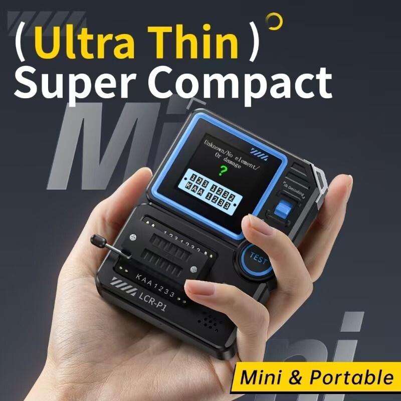 FNIRSI LCR-P1 Transistor Tester Multifunction Diode Triode Capacitance LCR Meter