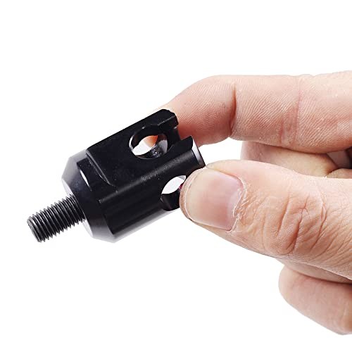 Bow Stabilizer Quick Disconnect Double Joint Archery Shock Absorber Black