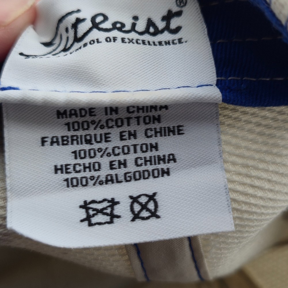 Titleist Blue White Script Logo Adjustable Strapback Golf Hat OSFA