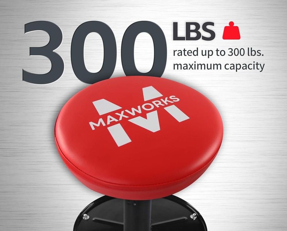 Comfortable Adjustable Creeper with 300 lb Capacity - Perfect for Workshops