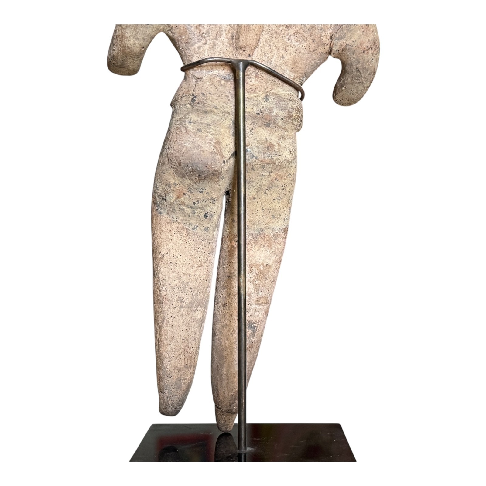 Antique Pre-Columbian Colima Pottery Flat Slab Figure