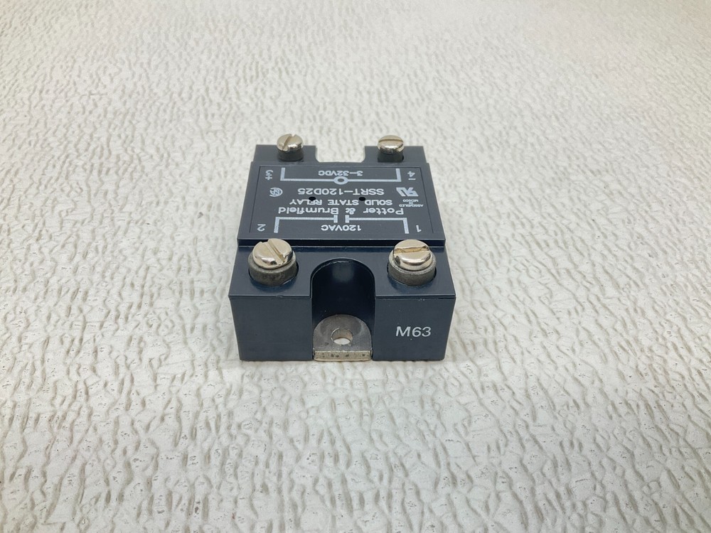 Potter & Brumfield SSRT-120D25 Solid State Relay 3-32 VDC SSRT120D25 (TB)