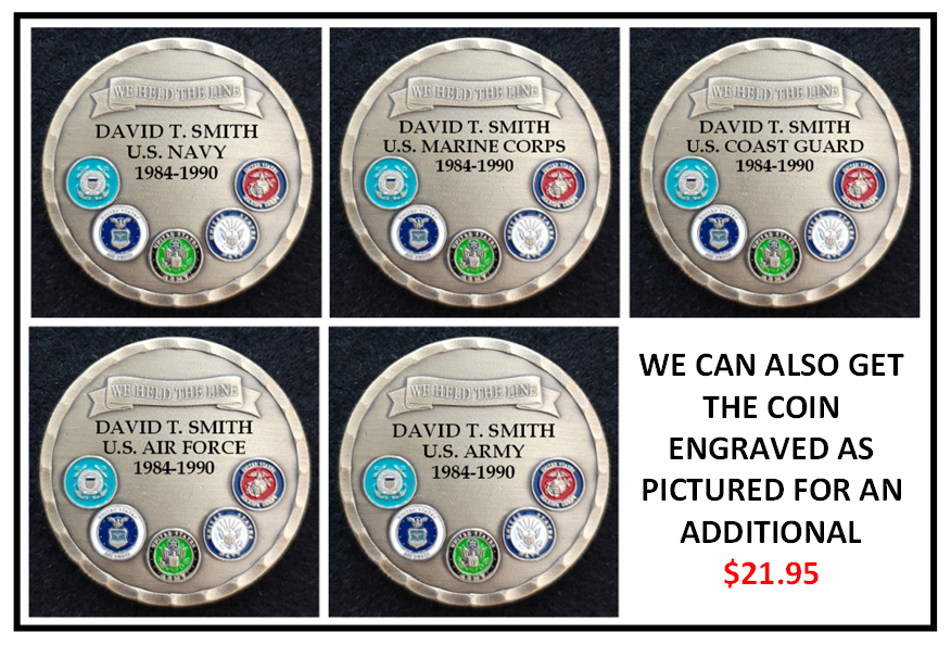Challenge Coin: Cold War Veteran's (Suitable for ALL Branches)