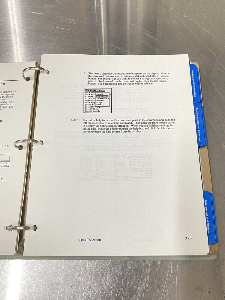 Nic Nicolet 5pc, PC/IR Spectrophotometer - Users Guide / Manual / Instructions