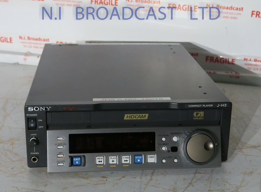 Sony JH3 HDcam player with HDSDI outputs Fully working.