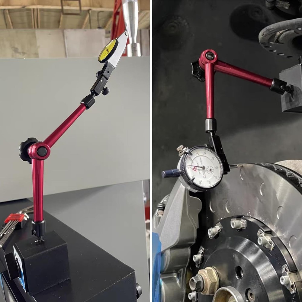 HFS R Magnetic Base Stand - 360° Adjustable Indicator Holder, 132lbs Max Pull