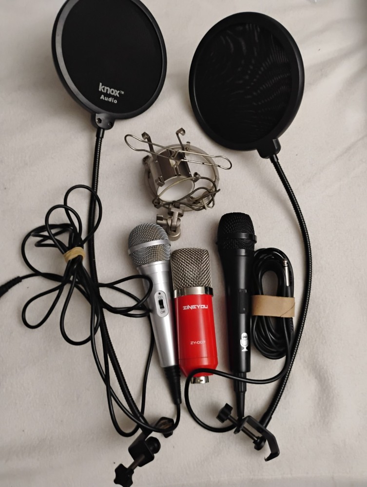 3 mic's plus some miscellaneous items all untested