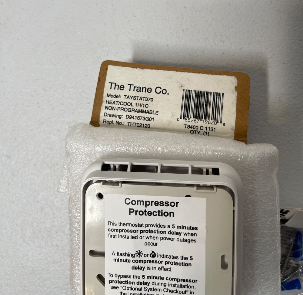 Trane TAYSTAT370 Heat/Cool Non-Programmable Thermostat