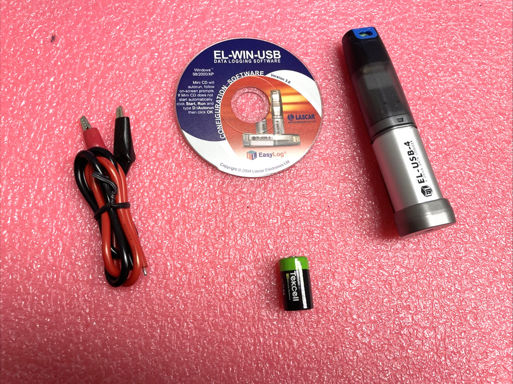 OPEN BOX Lascar EL-USB-4 USB Data Logger 4-20 Ma CURRENT LOOP.