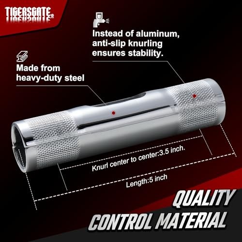 Handlebar Riser Adapter handlebar shim changing mounting diameter from 1 Chrome