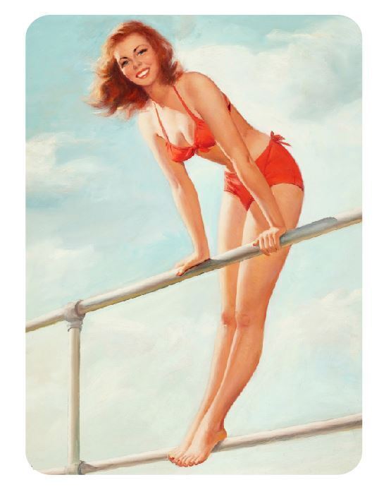 Pinup Girl Sticker Decal