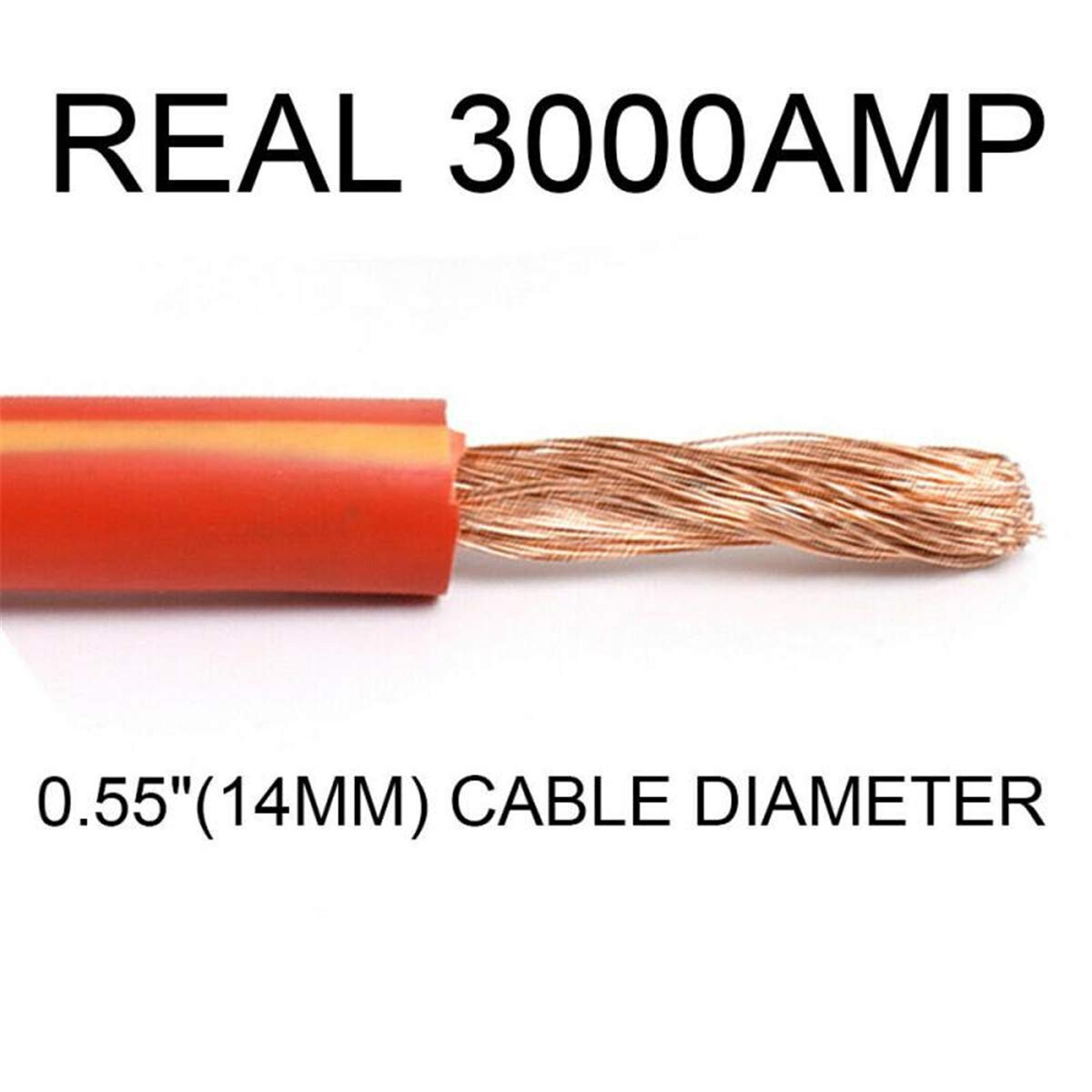 Auto Jumper Cables 0 Gauge 3000AMP 20Ft