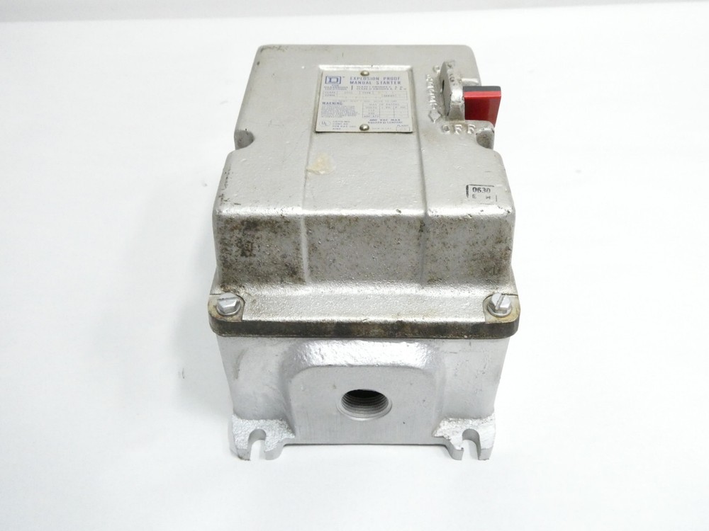 Square D 2510 MBR-2 Explosion Proof Manual Starter 5hp