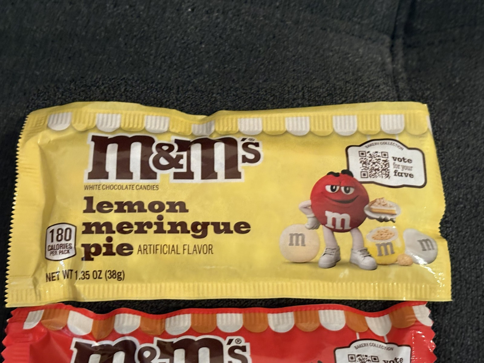 M&M’s Peanut Butter Cinnamon Roll Cherry Chocolate Cupcake Lemon Meringue Pie