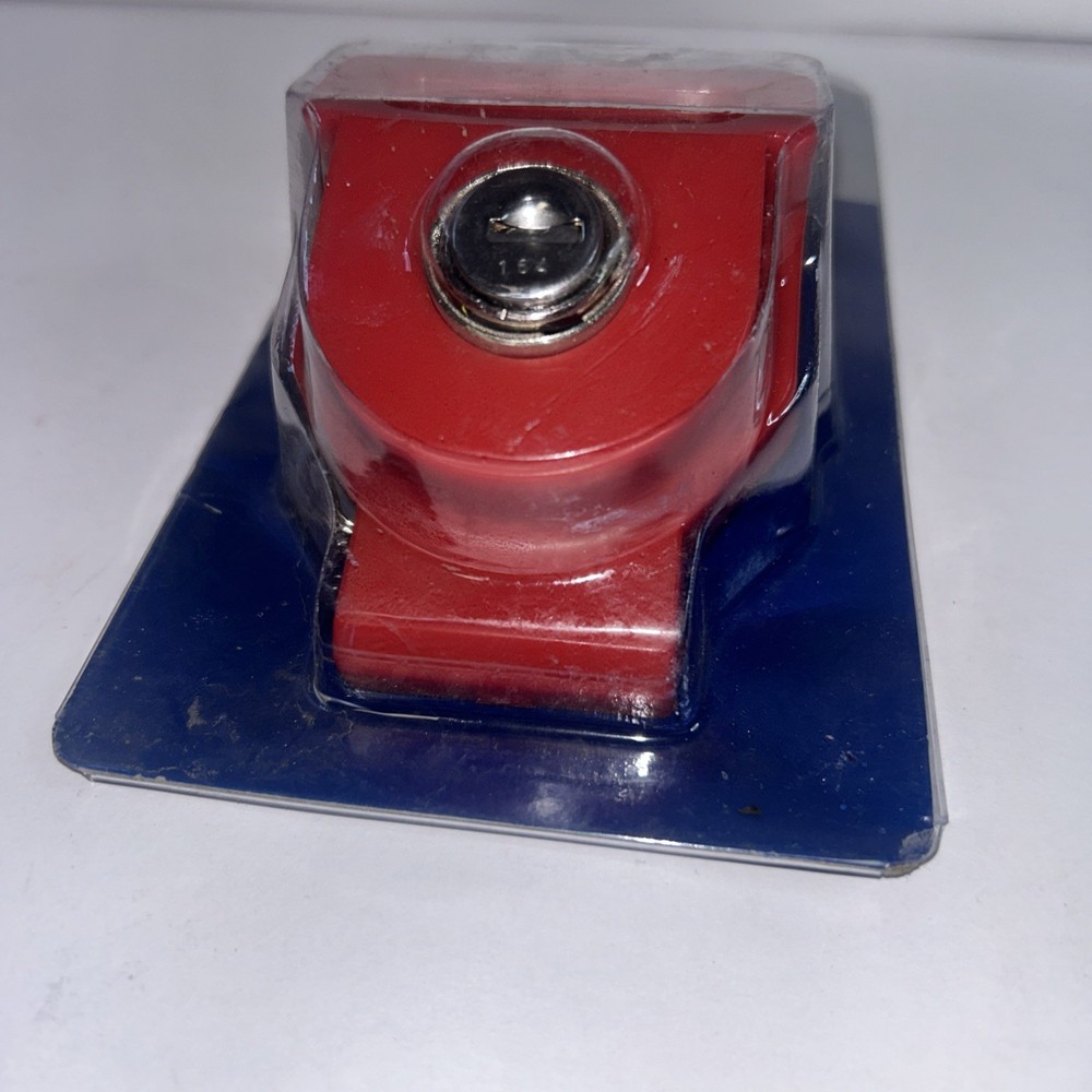 NEW Red Universal Glad Hand Lock with Two Keys - Keyed Alike