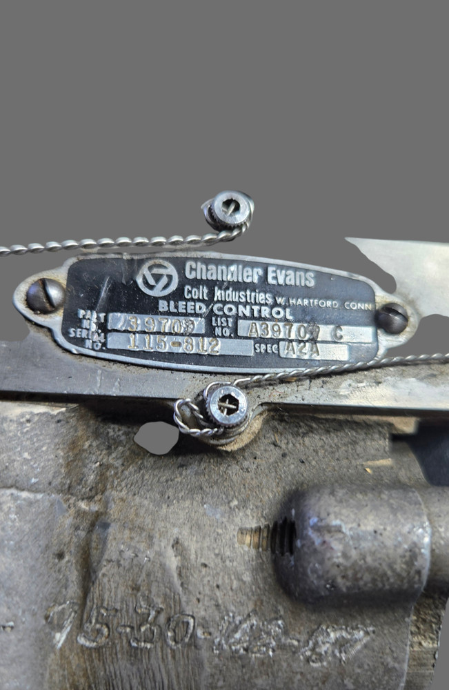 CHANDLER EVANS A39709 BLEED CONTROL