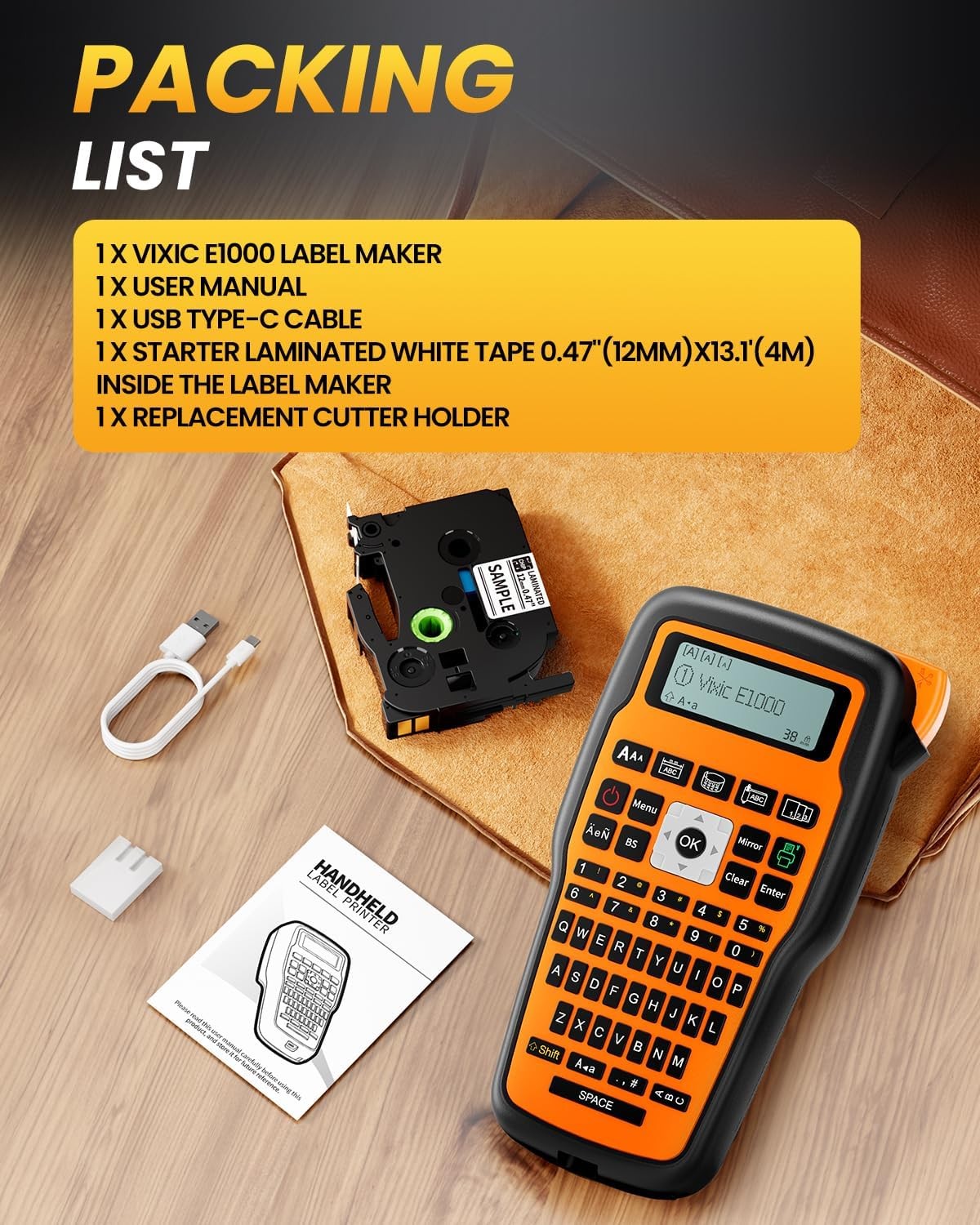 Industrial Label Maker, Label Maker Machine, E1000 Heat Shrink Label Maker