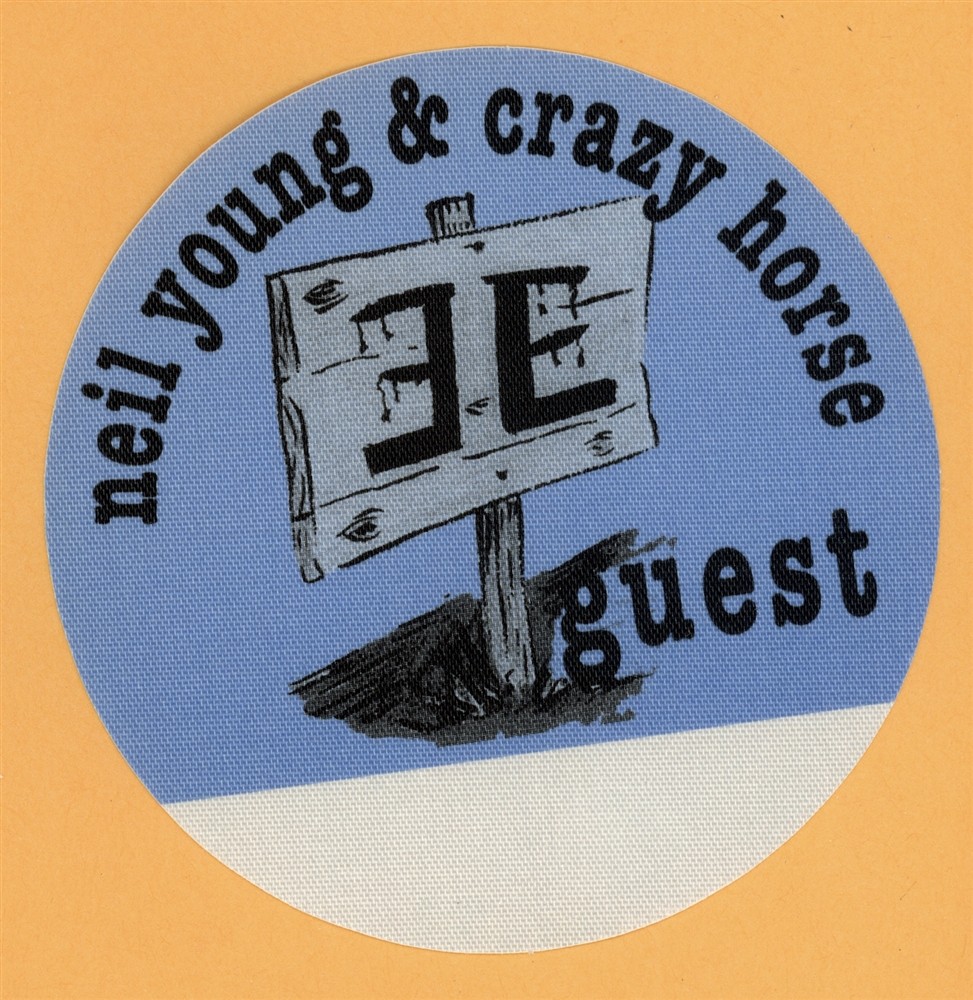 Neil Young 2003 w/ Crazy Horse Concert Tour GUEST Backstage Pass
