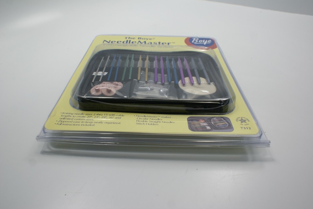 The Boye NeedleMaster Model 7312 New Interchangeable Needle System Orig package