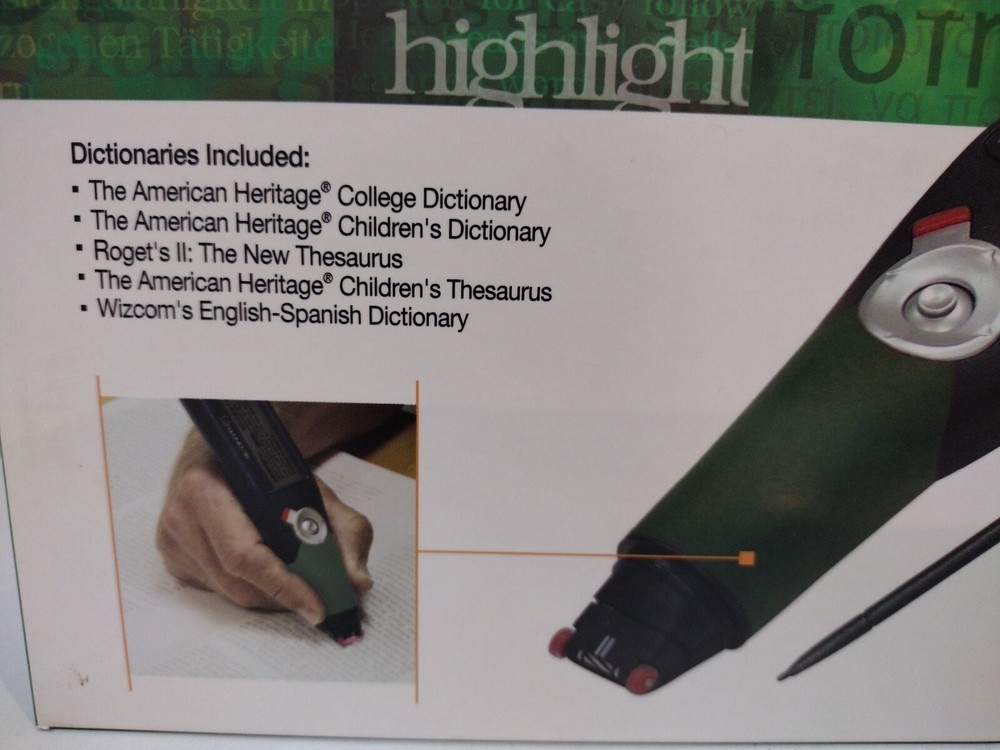 Wizcom ReadingPen TS Text reader ( Personal Reading Assistant With Touch screen)