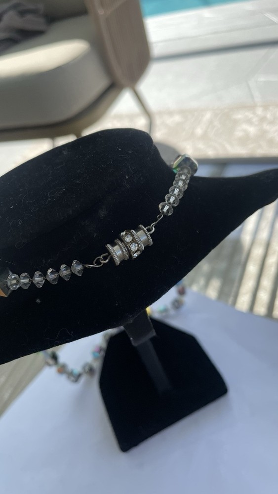 PEACOCK Cube Bead Necklace 5376