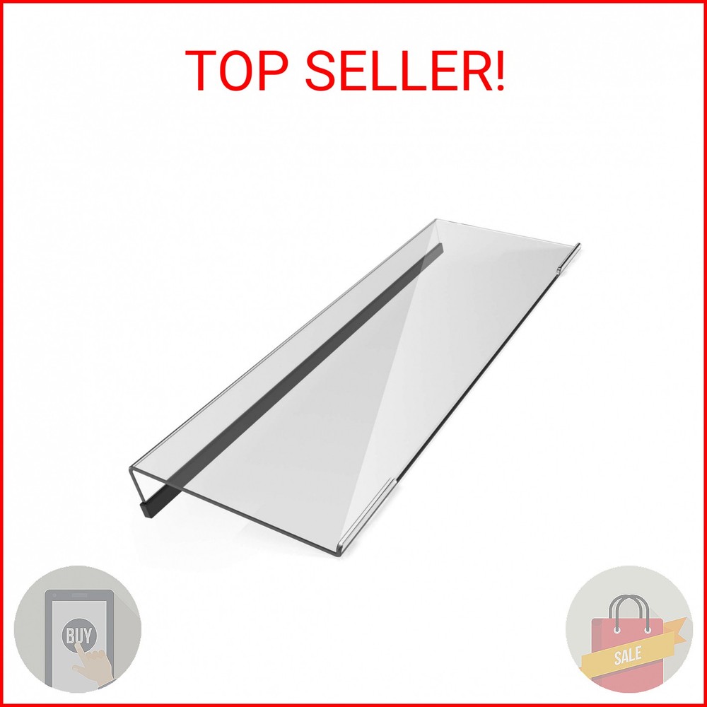 KOTEMON Acrylic Tilted Computer Keyboard Stand for Ergonomic Typing, Keyboard Tr