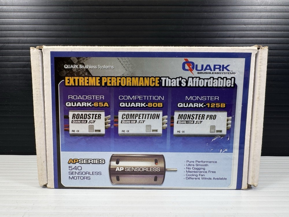 QUARK "Air Master" 65 Amp Brushless Electronic Speed Controller New in Box