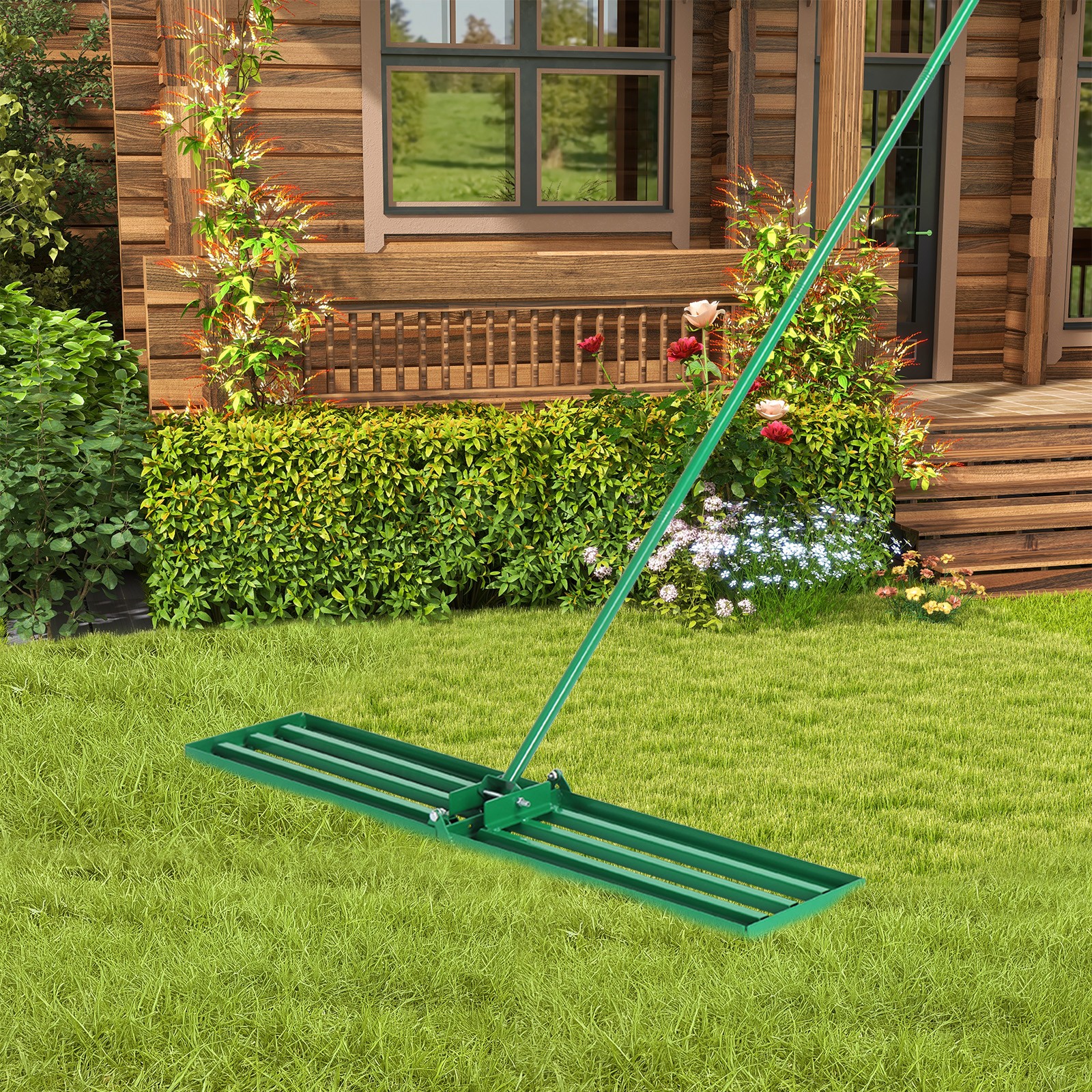 Lawn Leveling Rake Heavy Duty Level Lawn Tool for Garden Golf Course