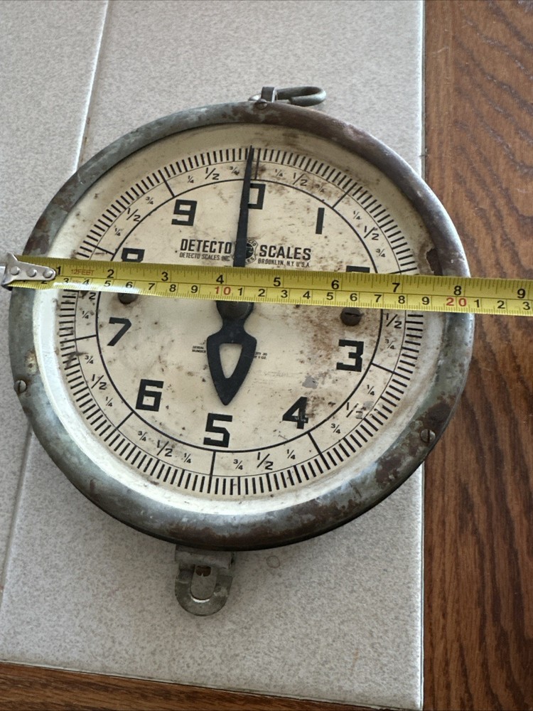 Detecto Vintage Hanging Dial Scale