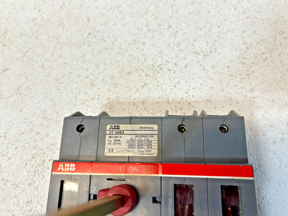 ABB OT 160E3 Disconnect Switch