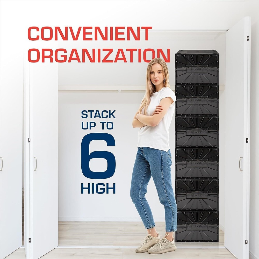3 BCW Magazine Plastic Bins Stackable Doc Box Long Term Magazine Storage New