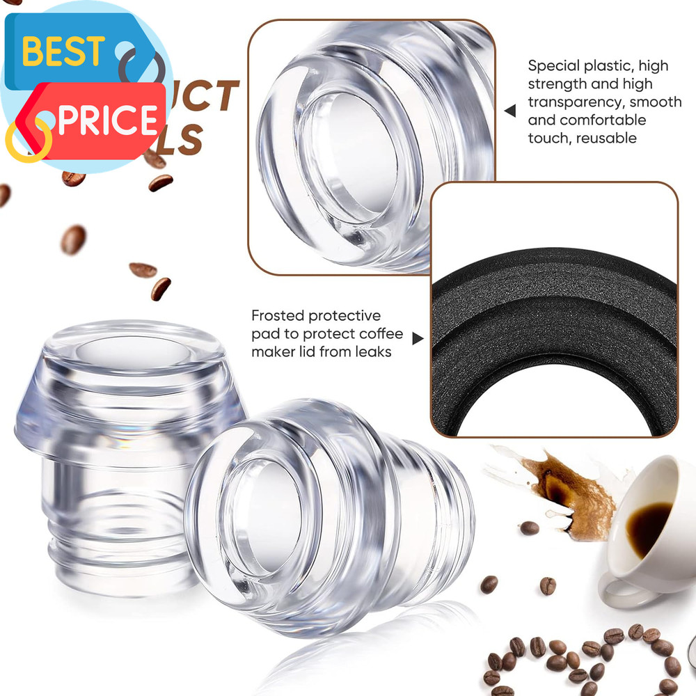 2 Sets Top and Washer Ring Compatible with Farberware Yosemite Coffee Percolato
