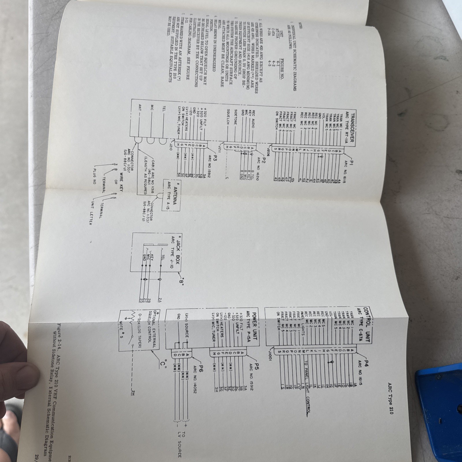 Aircraft Radio Corp. Pre Instruc. for ARC Type 210 VHF Com. Equipment 1958