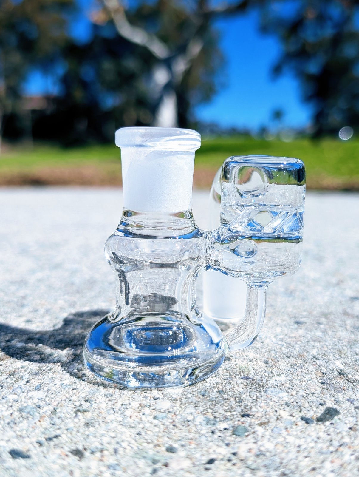 Turbine Perc 18mm 90° Premium Dry Ash Catcher Tobacco Water Pipe Bong Bubbler