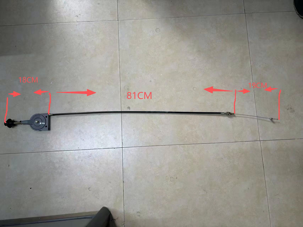 40inch Manual Bendable Control Throttle Cables Throttle Cable For Mini Excavator