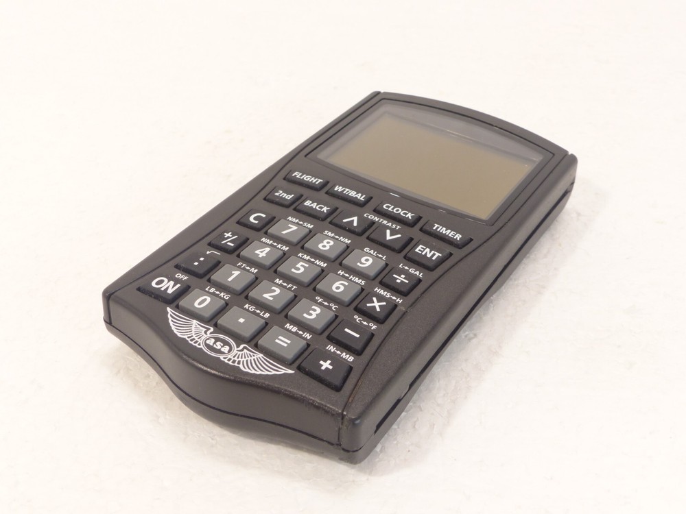 Air Classics ASA CX-2 Flight Pathfinder Planning Computer & Calculator Black