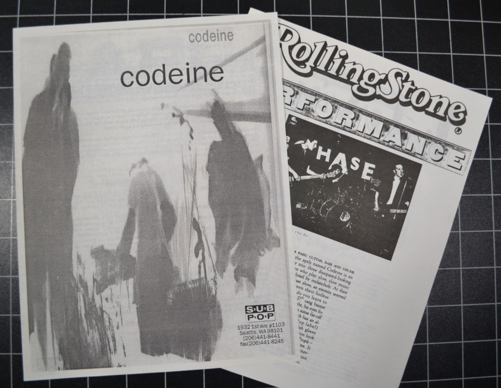 CODEINE - BARELY REAL - SUB POP PRESS KIT - SP207 - 1993 - NEW OLD STOCK