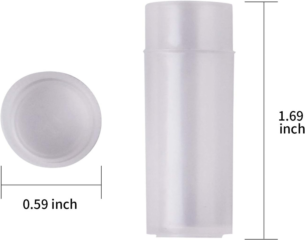 100Pcs 5ML Small Pill Plastic Containers Empty Pill Bottles Sample Bottles Vi...