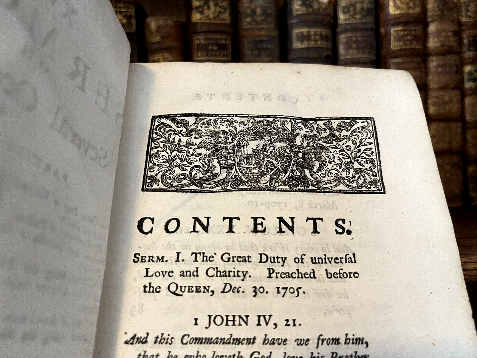 ENGLISH OLD BOOK FROM 1700s - Rare Historical Collectible Text from 18th Century