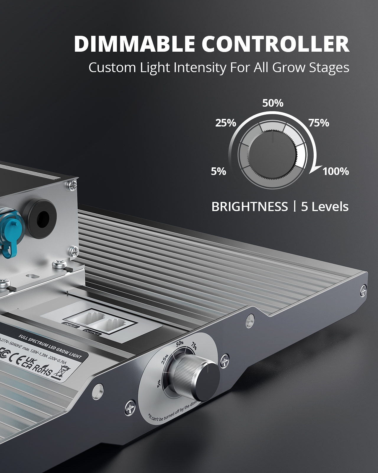 VIPARSPECTRA XS1500 Pro LED Grow Light Sunlike Full Spectrum All Plants Veg IR