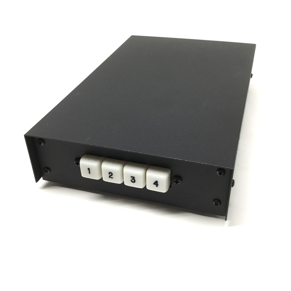 Pelco MS504DT Camera Video Switcher 4-Input, BNC, Interlocked Manual Pushbuttons