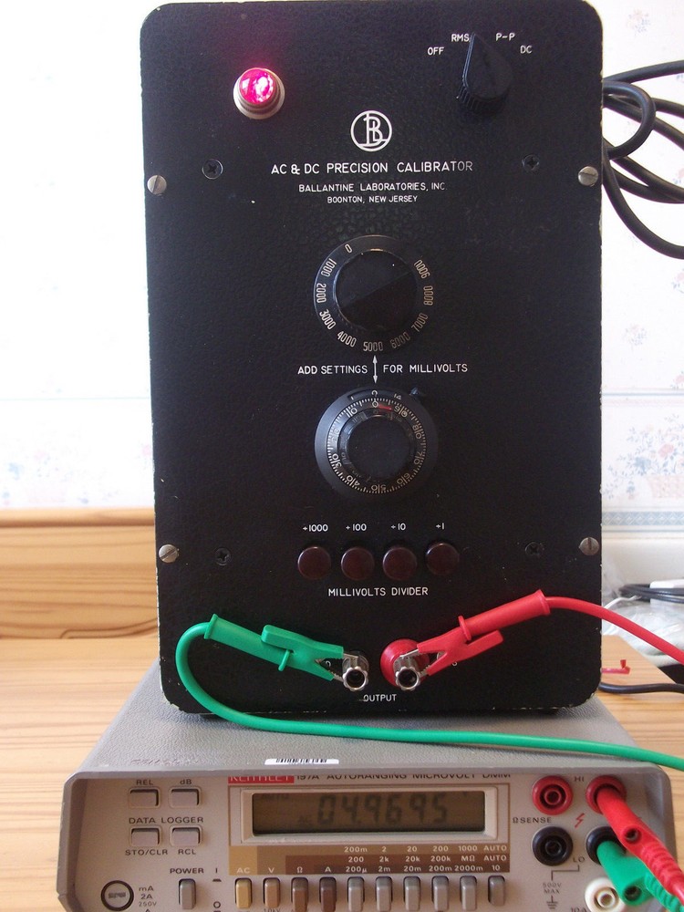 BALLANTINE 420 AC/DC PRECISION CALIBRATOR 0-10V