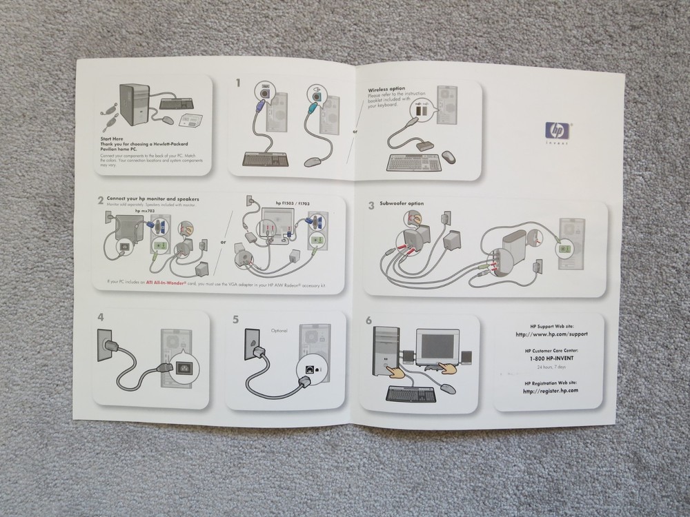 Computer Manual: . .HP Pavilion Home PC User Guide & Quick Setup Guide