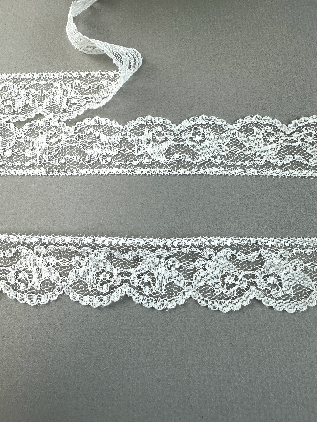 Lace Trim Spool 1/4"W 380 YDs 1 Spool Sewing Lingerie/ Klauber Brothers