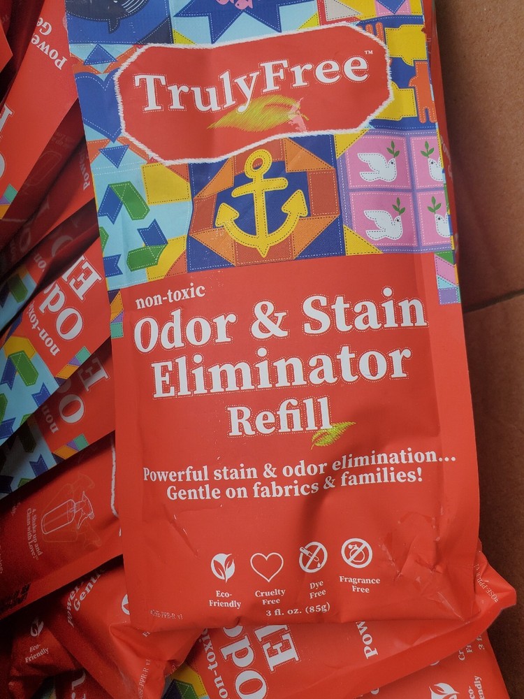 10PACK TrulyFree Odor & Stain Eliminator Refills Packets
