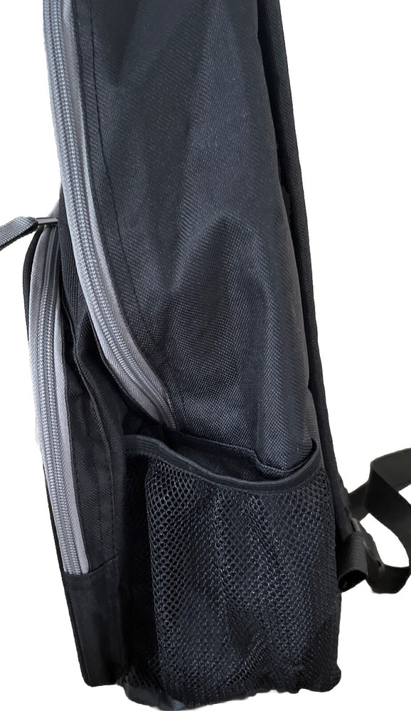 Back Pack By A.D Sutton 17 1/2” Black- Interior Laptop Pocket.