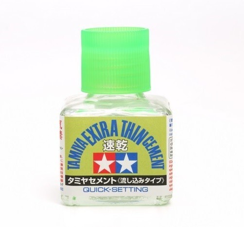 Tamiya - Extra Thin Cement - 40ml (Quick-Setting), 40ml, 87182