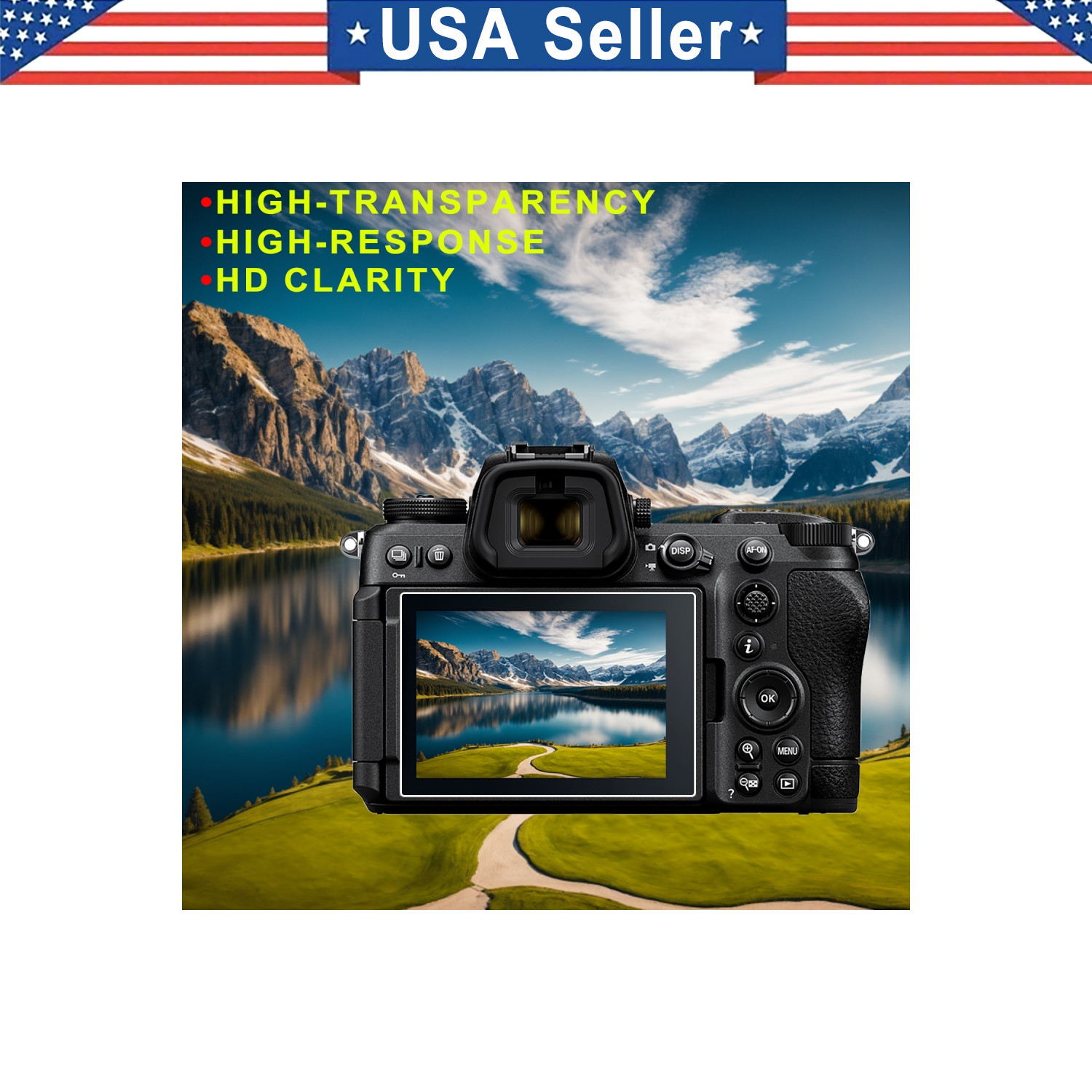 2PK Tempered Glass Screen Protector For Nikon Z6 III Z8 Z9 ZF Z5