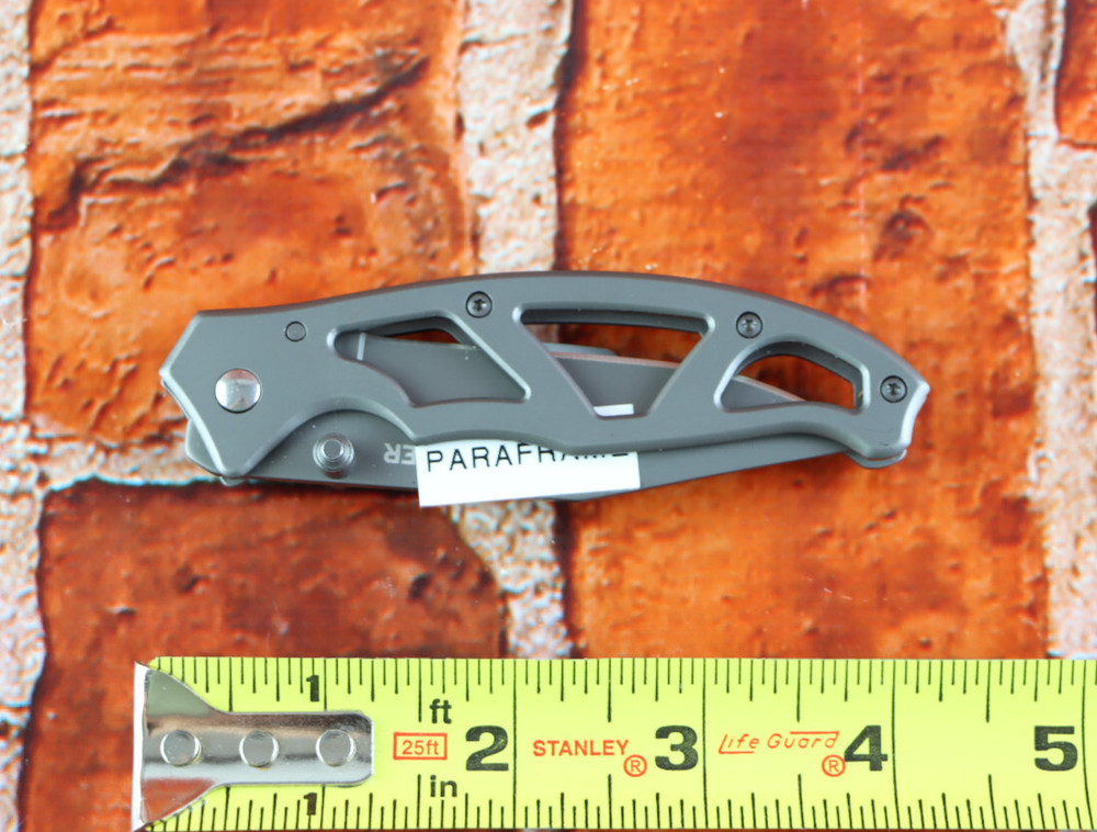 Gerber Paraframe Folding Knife Stainless Plain Edge READ