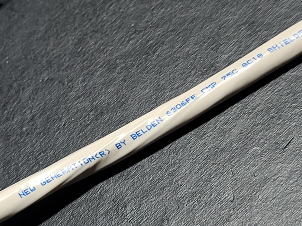 Belden 6306FE 18/8C Shielded Plenum Commercial Security & Sound Cable CMP /50ft